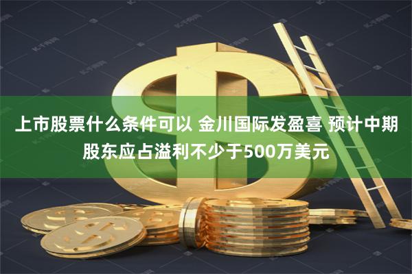 上市股票什么条件可以 金川国际发盈喜 预计中期股东应占溢利不少于500万美元